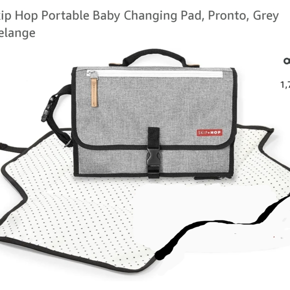 SKIP HOP* portable change pad for babies. Lots of pouches and space for all - Picture 12 of 12